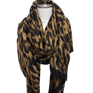 New Women Leopard Scarf Animal Print Scarf